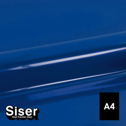 Siser - Basic Flex - Feuille A4 Thermocollant - (A0013) Bleu Roi - 20 x 30 cm