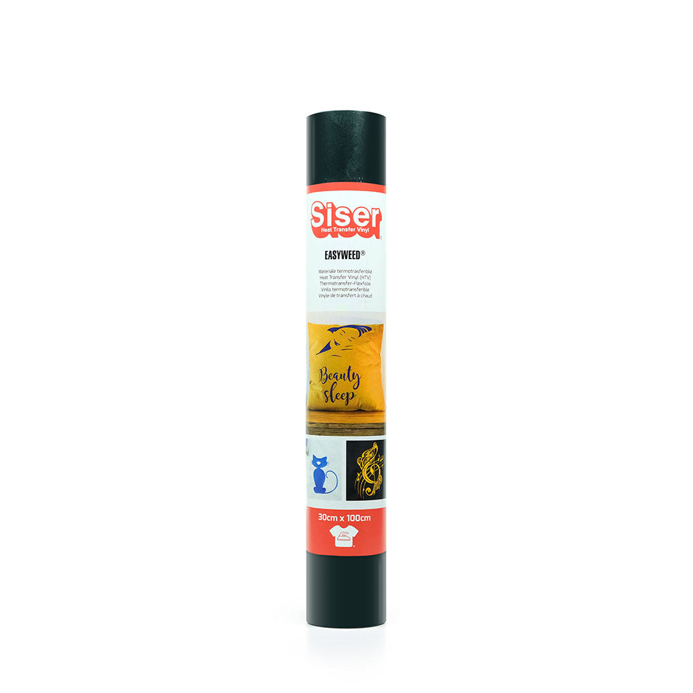 Siser - Basic Flex - Rouleau Thermocollant - (A0019M) Noir Mat - 30 x 100 cm