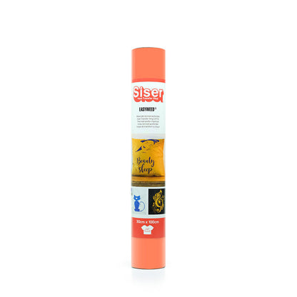 Siser - Basic Flex - Rouleau Thermocollant - (A0067) Corail Fluo - 30 x 100 c