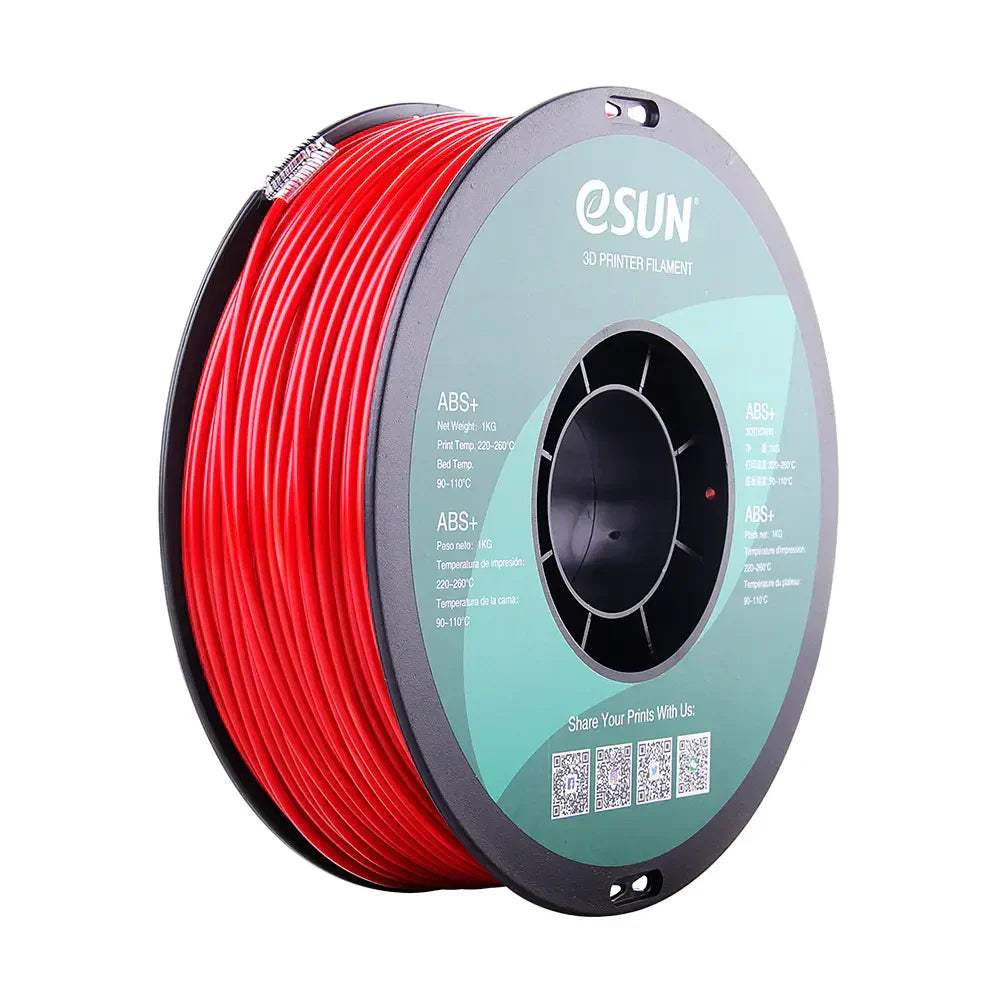 Bobine de ABS+ eSun Fire Engine Red - 1kg - Spool plastique