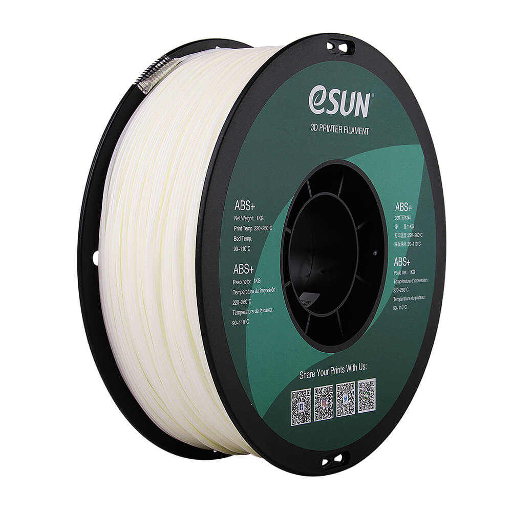 Bobine de ABS+ eSun Natural - 1kg - Spool plastique