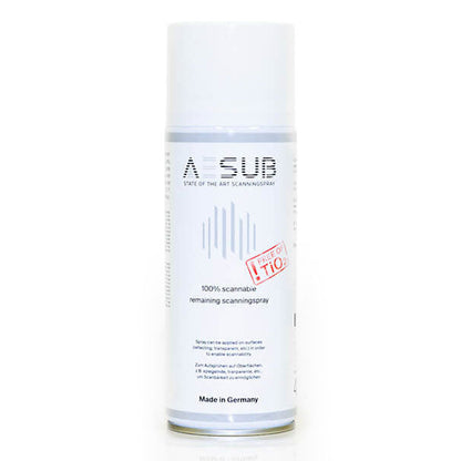 AESUB - Spray Matifiant 400 ml pour scanners 3D - Blanc