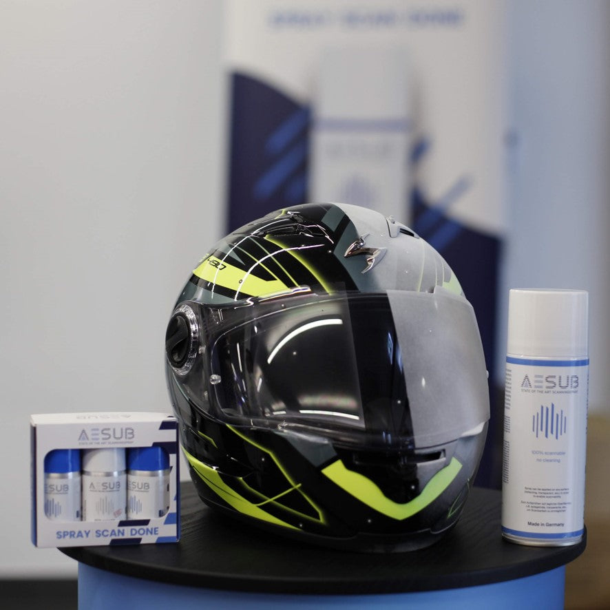 AESUB - Spray Matifiant 400 ml pour scanners 3D - Bleu