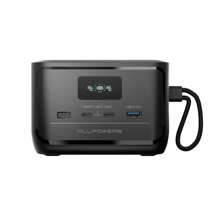 ALLPOWERS - SOLAX P100 DC - Station électrique portable - 128W 99,2Wh