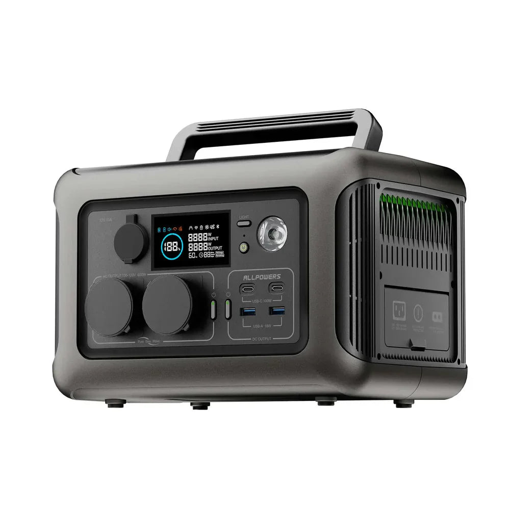 ALLPOWERS - R600 - Station électrique portable - 600W 299Wh