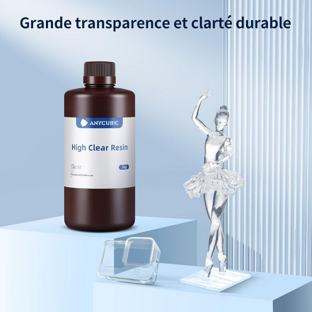Anycubic - High Clear Resin - Transparent (Clear) - 1 kg