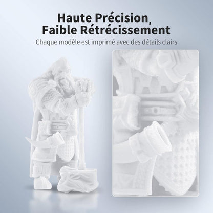 Anycubic - Water Washable Resin + - Blanc (White) - 1 kg