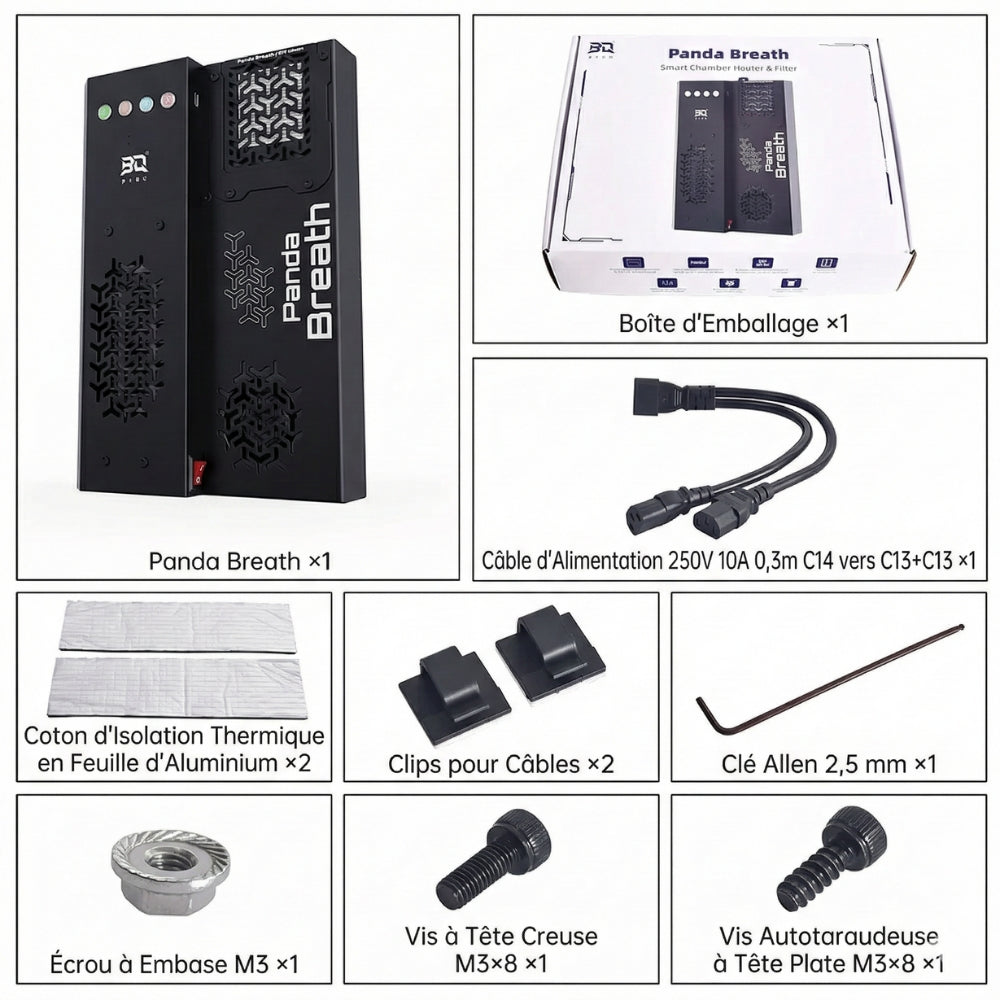 Pack BIQU - Panda Breath V1 + 2 Filtres (Panda Breath + Panda Breath Filter Pack)