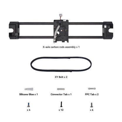 Bambu Lab composition X-Axis Carbon Rods Assembly