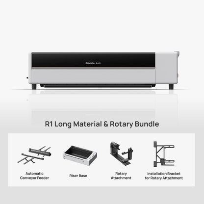 Bambu Lab - R1 - Pack de Matériaux Longs et Module Rotatif (Long Material & Rotary Bundle)