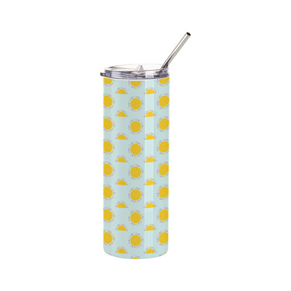 Craft Express - Verre en Acier avec Paille Sublimé