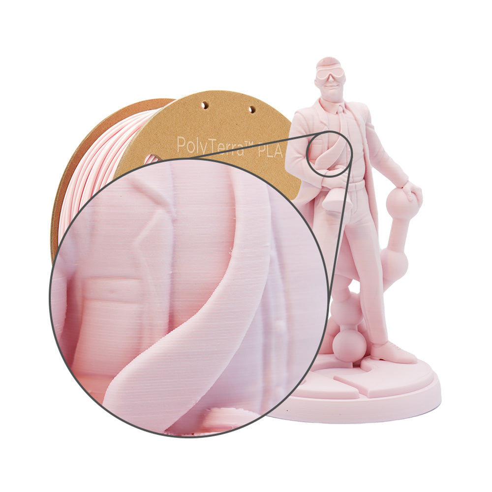 Polymaker - PolyTerra PLA - Rose Bonbon (Candy) - 1.75 mm - 1 kg