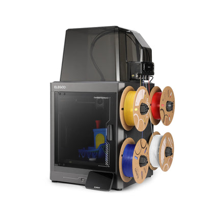 Elegoo - Mega Pack Centauri Carbon 2 Combo - Imprimante 3D avec Multicolore CC2 + CANVAS