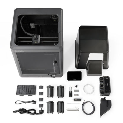 Elegoo - Pack4 x Centauri Carbon 2 Combo - Imprimante 3D avec Multicolore CC2 + CANVAS