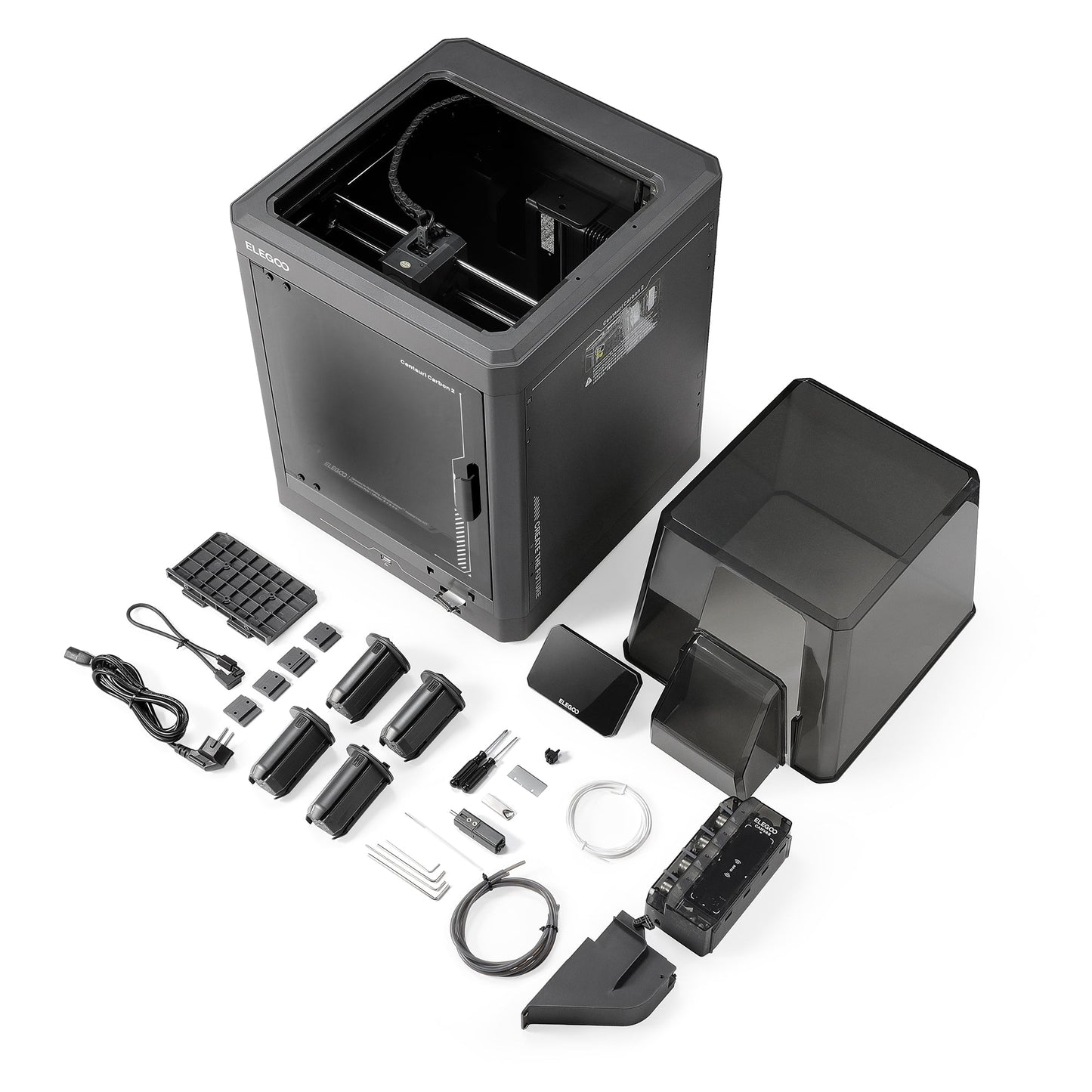 Elegoo - Pack4 x Centauri Carbon 2 Combo - Imprimante 3D avec Multicolore CC2 + CANVAS
