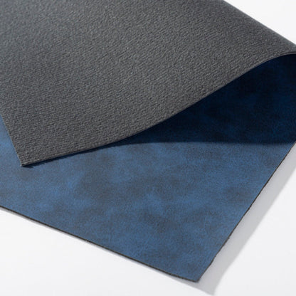 Craft Express - Feuille de Cuir Laserable - 30,5 x 30,5 cm - Bleu/Argent