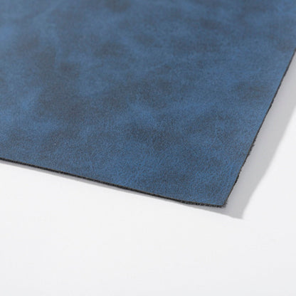 Craft Express - Feuille de Cuir Laserable - 30,5 x 30,5 cm - Bleu/Argent