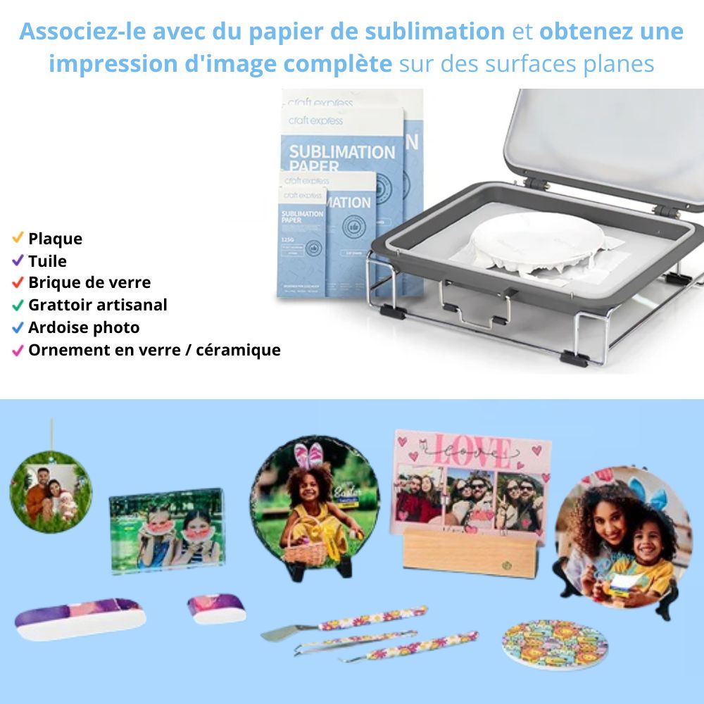 Craft Express -  Plateau et Pompe à Vide pour four à sublimation