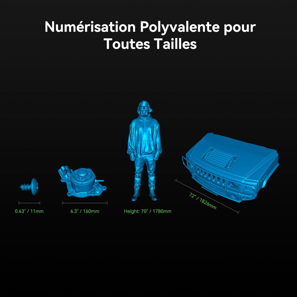 Creality - CR-Scan Raptor - Un Scanner de Qualité Métrologique