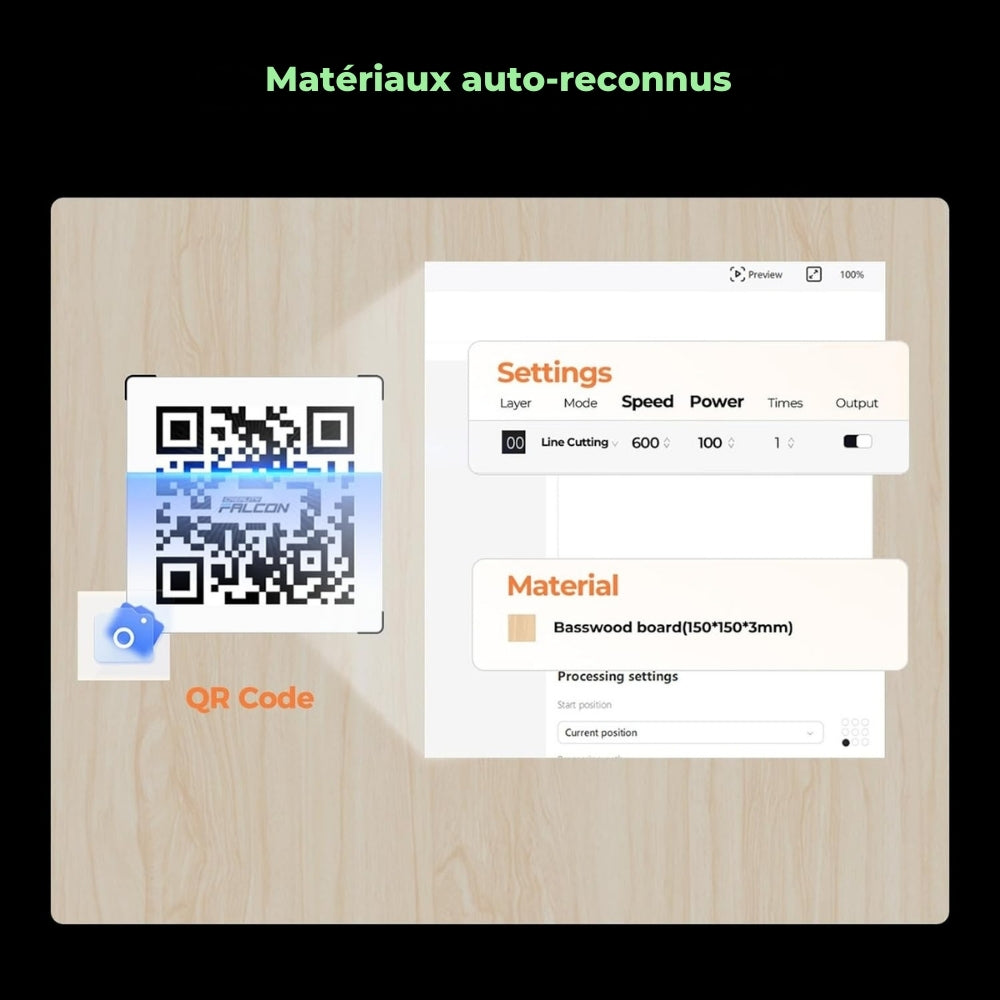 Creality - Falcon A1 - Machine de Gravure Laser