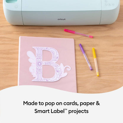 Cricut -  10 Stylos Gel à Paillettes Arc-en-ciel - 0,8 mm