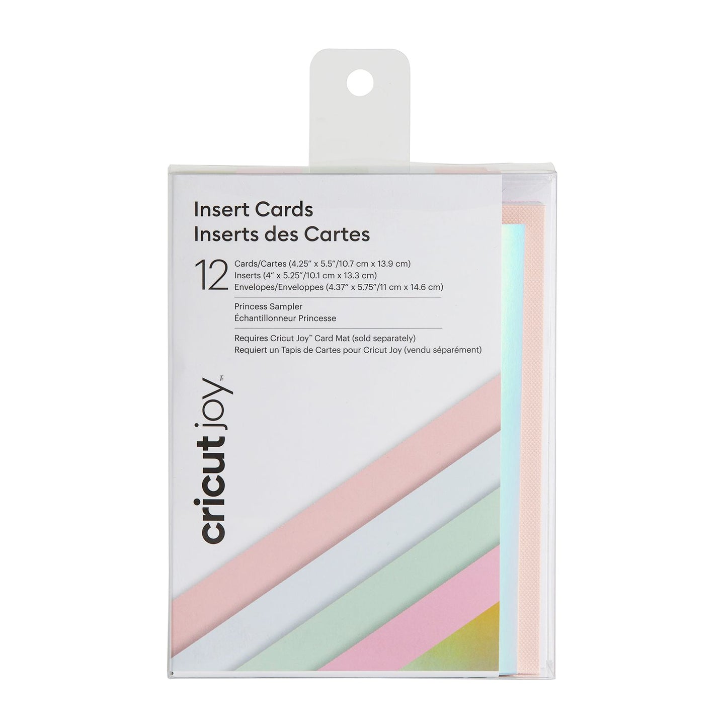 Cricut - Set de 12 Cartes avec Enveloppes et Inserts - Princesse - R20 - 11 x 14 cm