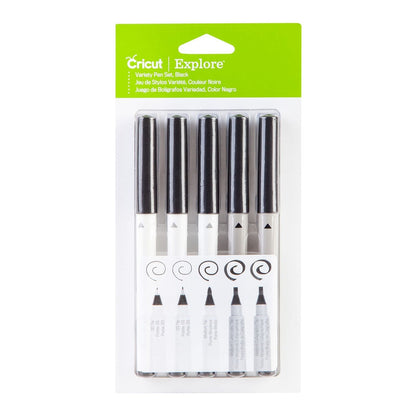 Cricut - Kit de 5 Stylos - Noir