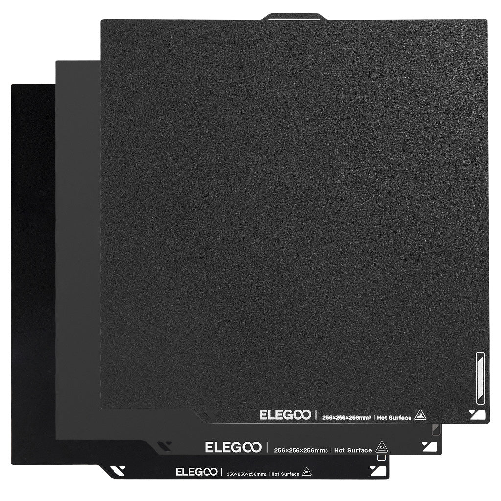 Pack Elegoo Centauri Carbon - 3 Plateaux d'Impression Double Face (Dual-side Build Plate Pack)