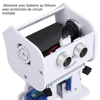 ELEGOO Kit de Robot Bipède Blanc batterie au litium Penguin Bot