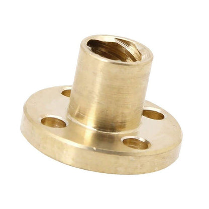 Écrou en cuivre pour vis mère TR8  8 diamètre 8 mm copper nut