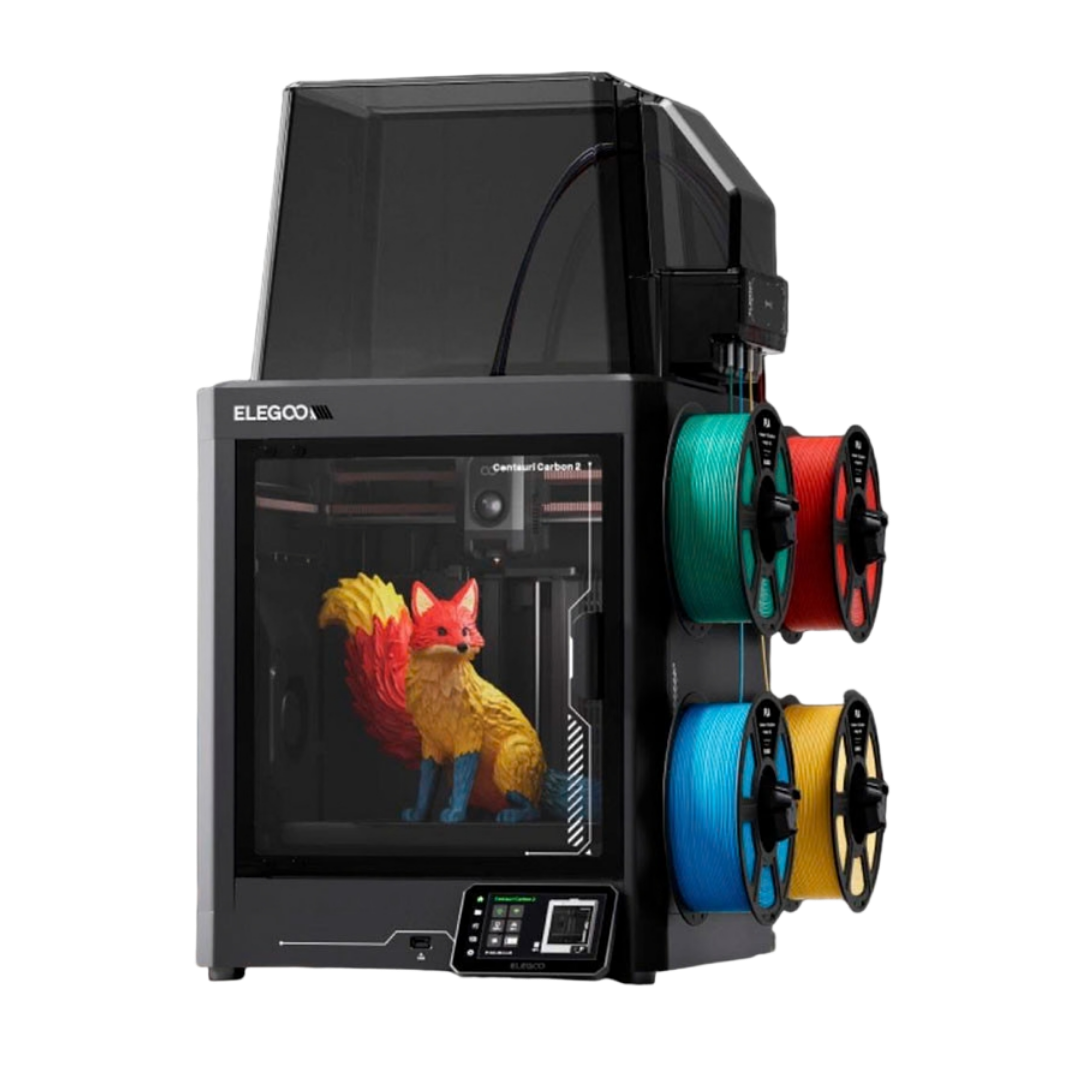 Elegoo - Pack4 x Centauri Carbon 2 Combo - Imprimante 3D avec Multicolore CC2 + CANVAS