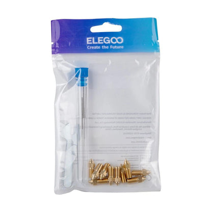 Elegoo - Neptune 4/4 Pro - Kit Multi Diamètre - Buse Laiton officielle (Brass Nozzle)