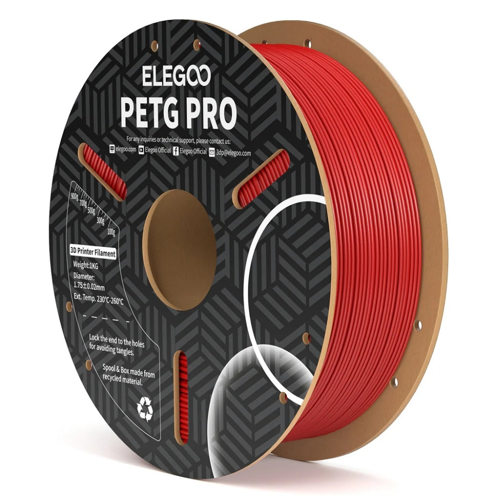 Elegoo - PETG Pro - Rouge (Red) - 1,75 mm - 1 kg