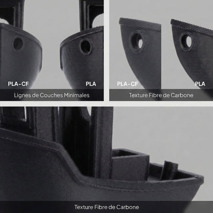 Elegoo - PLA-CF - Noir (Black) - 1,75 mm - 1 kg