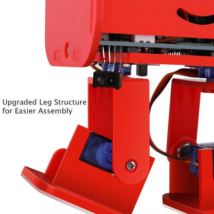 ELEGOO Kit de Robot Bipède Penguin Bot rouge