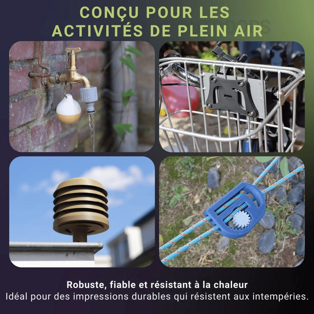 Polymaker - Fiberon - ASA-CF08 Noir (Black) - 1.75 mm - 3 kg