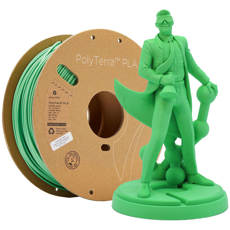 Polymaker - PolyTerra PLA - Vert Forêt (Forest Green) - 1.75 mm - 1 kg