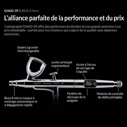 Pack Aérographe Confort Plus GHAD-39