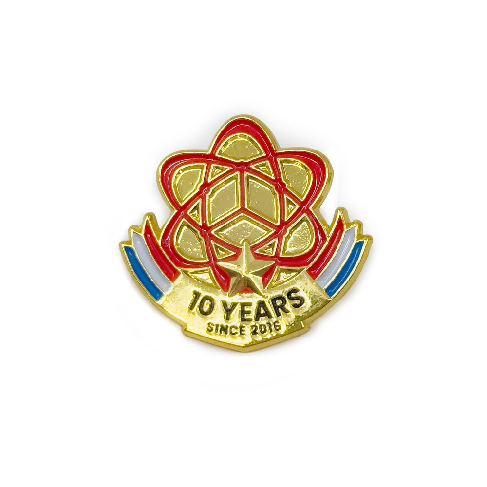 Pins ** Collector ** Atome3D 10 ans - Rouge