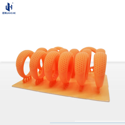 Exemple de print, des moules de bagues, en résine high temperature de Jamg He