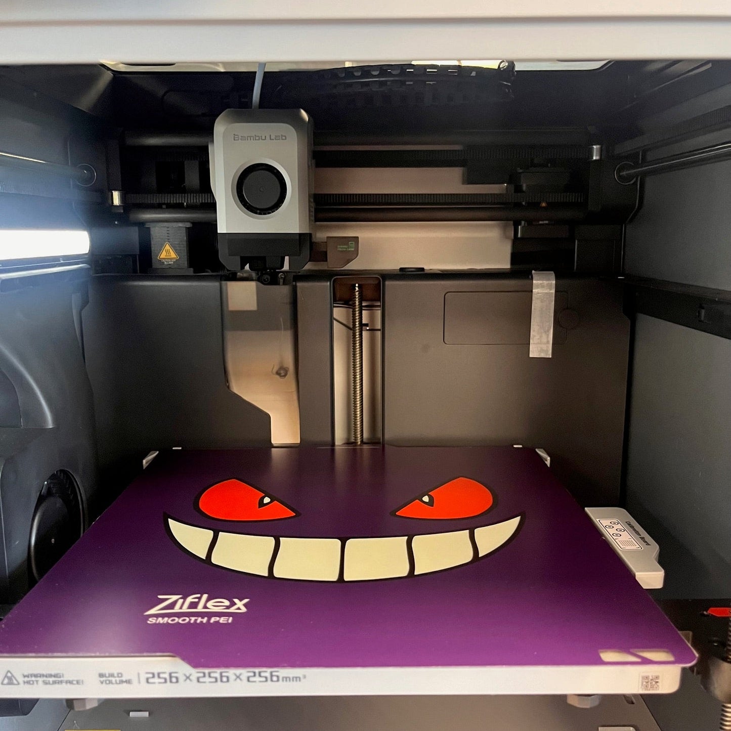Ziflex - Plateau Flexible PEI 257 x 257 mm Lisse - Bambu Lab X1 & P1 Series - Édition Limitée - Ectoplasma (Copie)