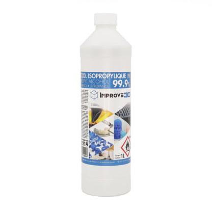 Improve3D - Alcool isopropylique (IPA) 99,99% - 1L 