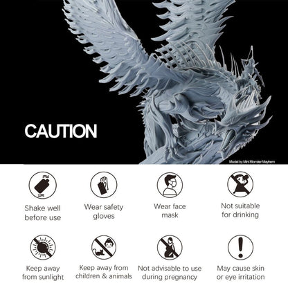 Jamg He - Résine UV Water Washable 10k - Gris (Grey) - 1 kg