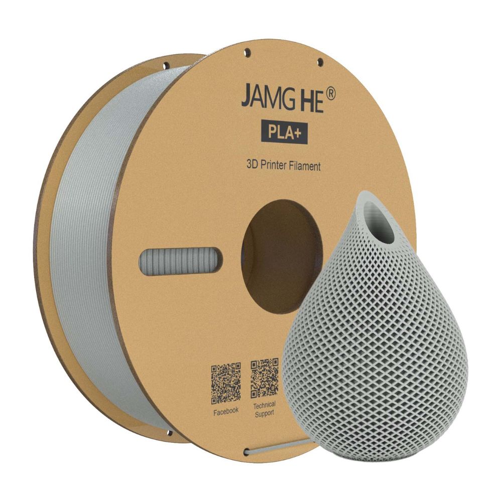 Jamg He - PLA+ - Gris (Grey) - 1,75 mm - 1 kg
