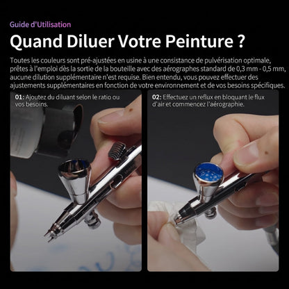 Kaleido ColorWorks - Diluant pour Aérographe (KT201 Airbrush Thinner) - 210ml