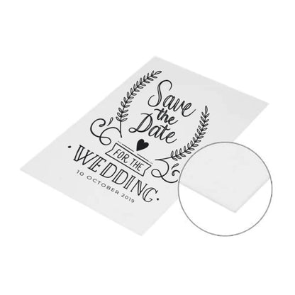 MissKraft - Sublimation - 5 Plaques en aluminium - Blanc Brillant - 200 x 300 mm