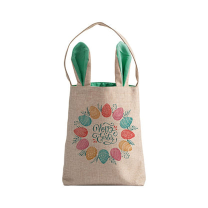 MissKraft - Sublimation - Sac Lapin de Pâques - Vert personnalisé