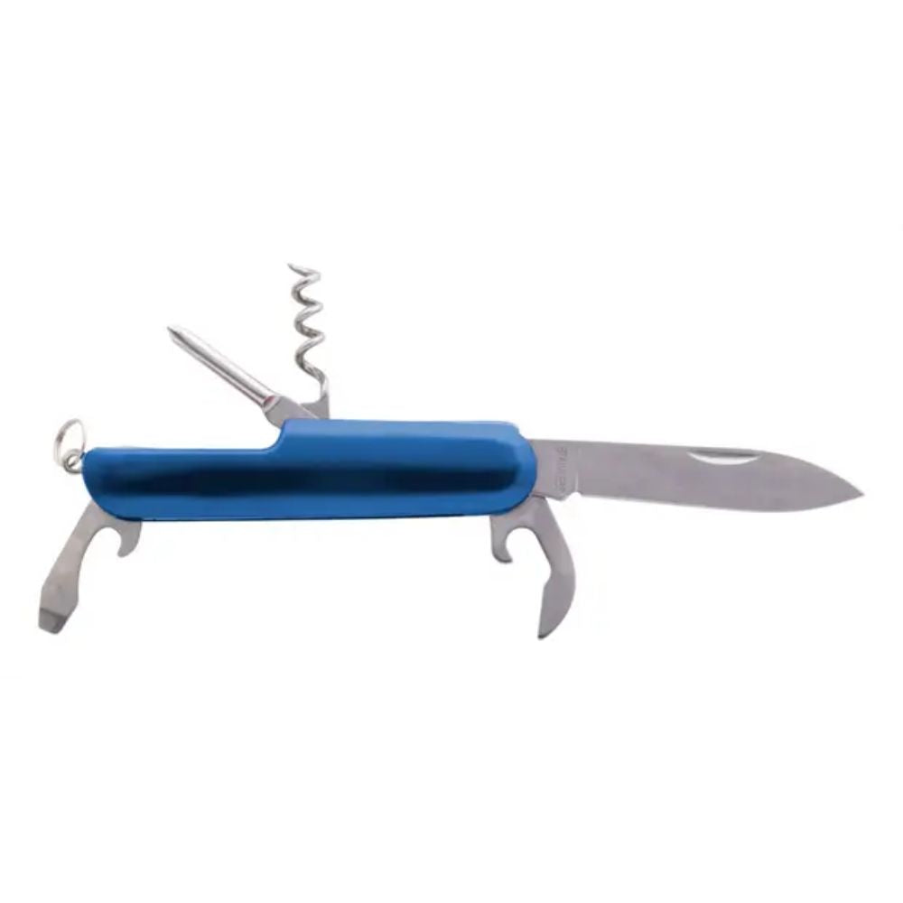 MissKraft - Couteau de poche Gorner Plus à graver - Bleu