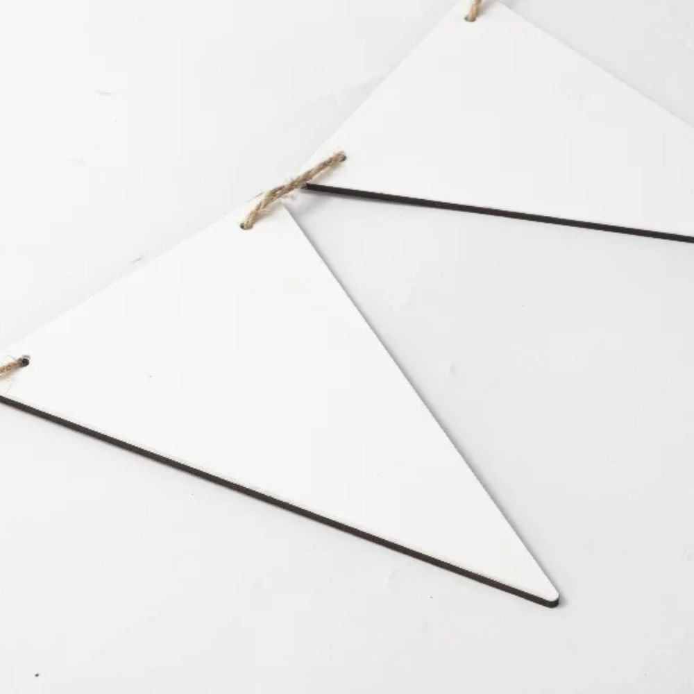 MissKraft - Sublimation - Bannière de Fanions Triangles - 14 x 20 cm
