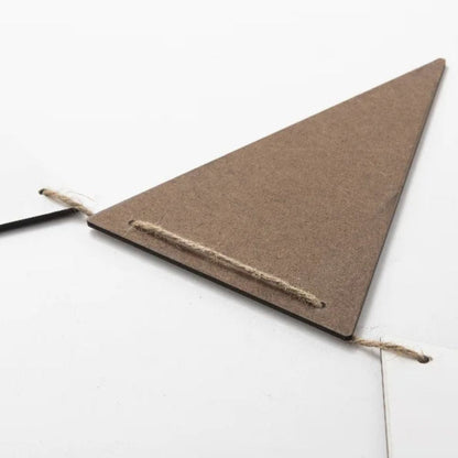 MissKraft - Sublimation - Bannière de Fanions Triangles - 14 x 20 cm